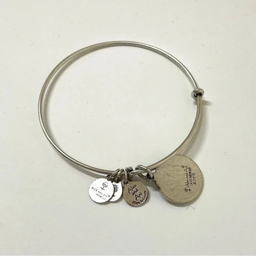 Alex and Ani + Energy Silver Love Bracelet